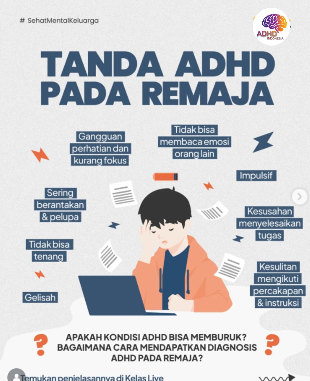 Screening ADHD Non-Diagnostik: Edukasi Awal bagi Orang Tua di Kabupaten Mamasa