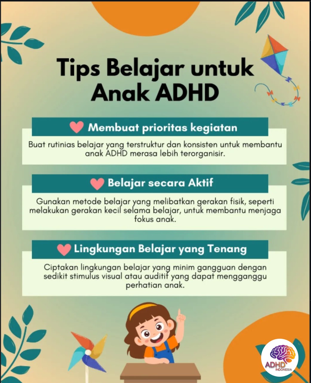 Strategi Belajar yang Cocok untuk Anak ADHD di Kabupaten Mamasa